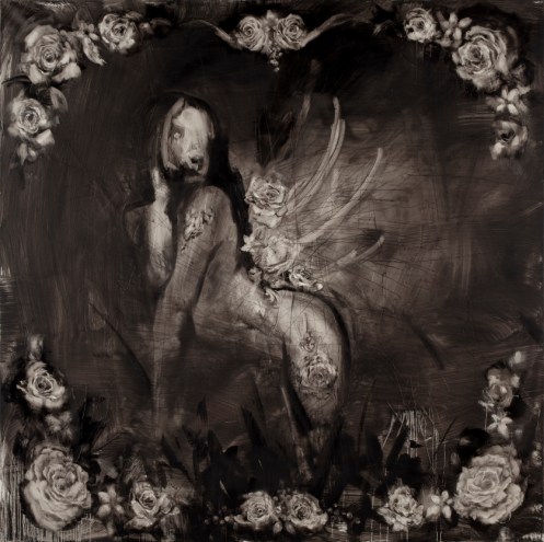 painting on canvas by Antony Micallef